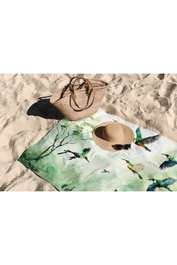 Mijölnir Toalla de Playa Jungle 70 Multicolor 70 x 130 cm, 70% Poliéster / 30% Poliamida Tejido Microfilamento